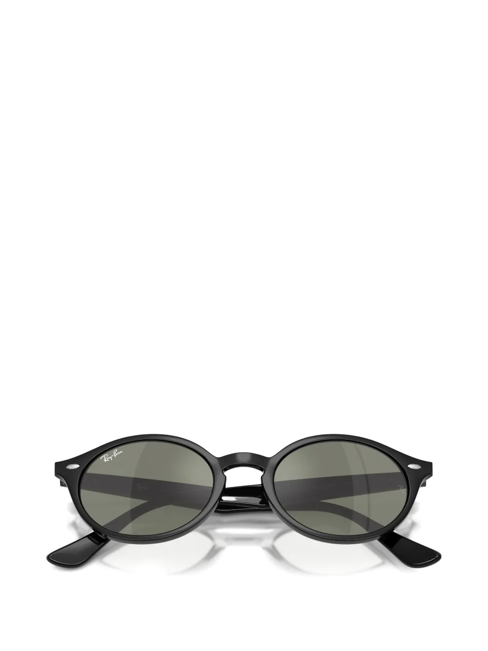 Ray-Ban Zonnebril met rond montuur Zwart