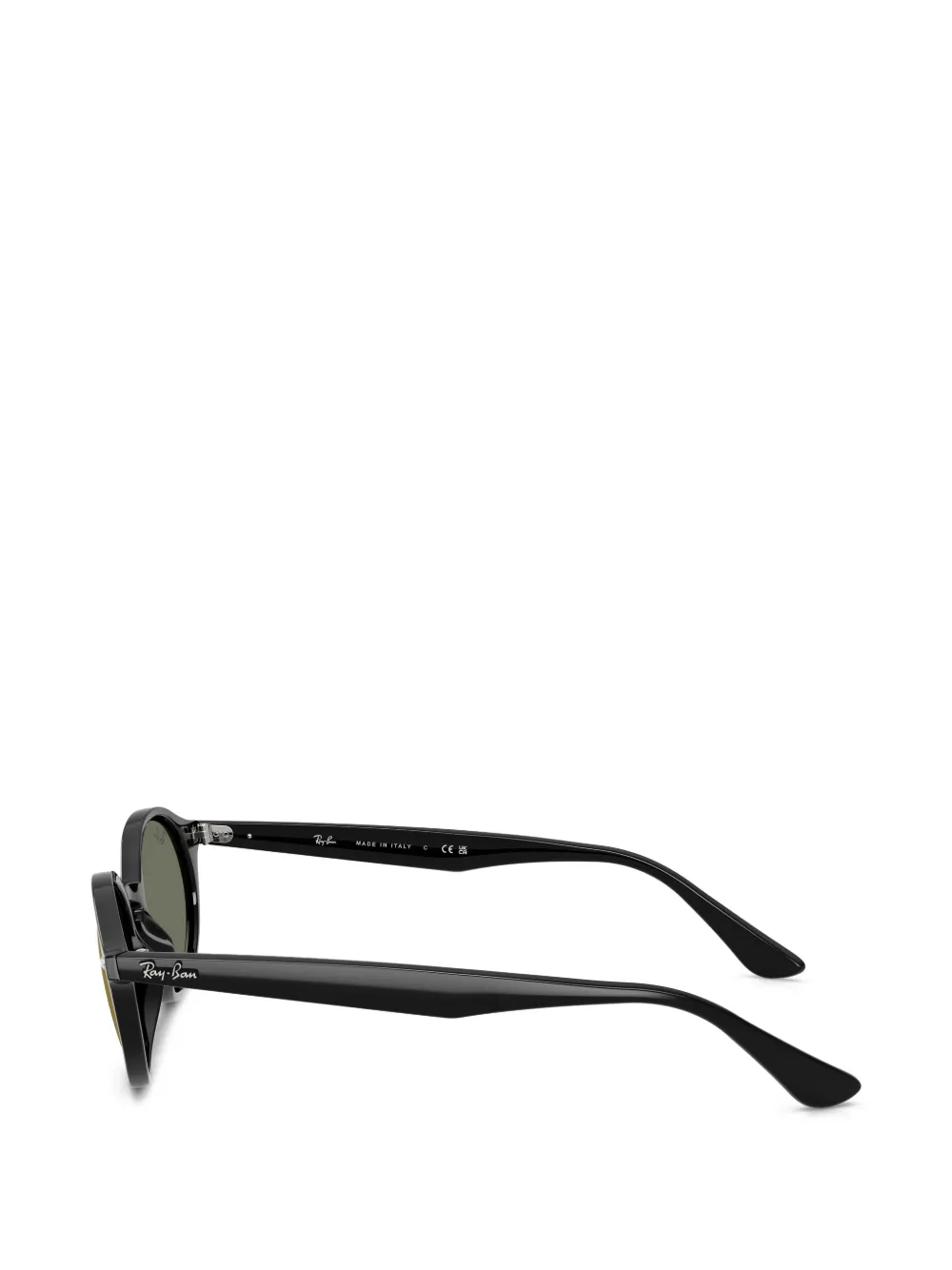 Ray-Ban Zonnebril met rond montuur Zwart