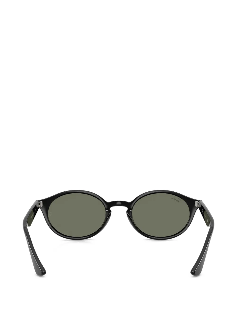 Ray-Ban Zonnebril met rond montuur Zwart