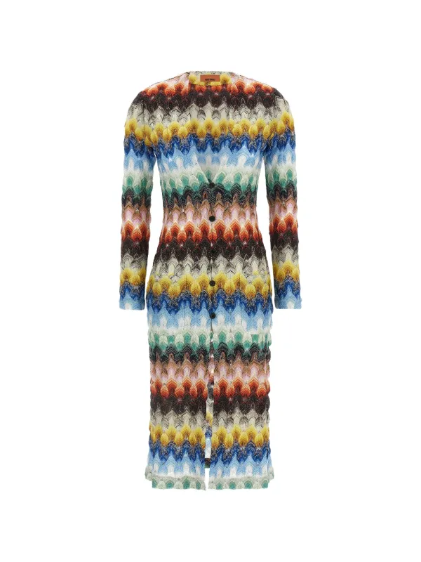 Missoni Lamé Lace Cardigan | Blue | FARFETCH