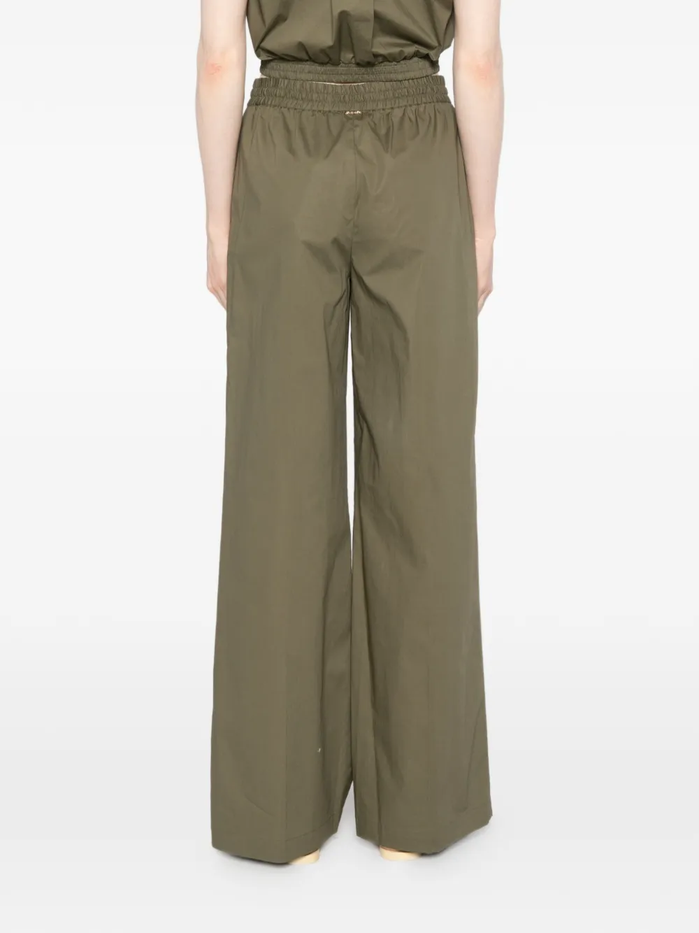 TWINSET Broek met trekkoord Groen