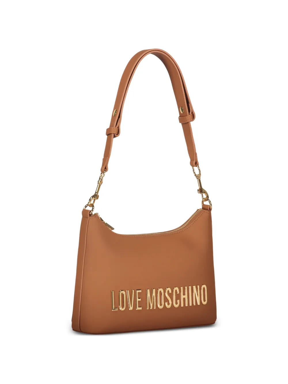 Love Moschino Schoudertas met logo Beige