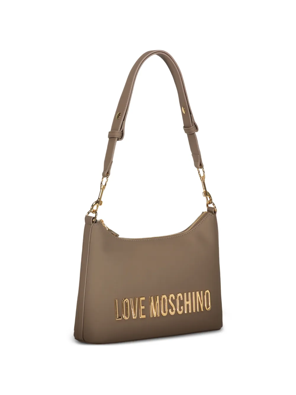 Love Moschino Schoudertas met logo Bruin