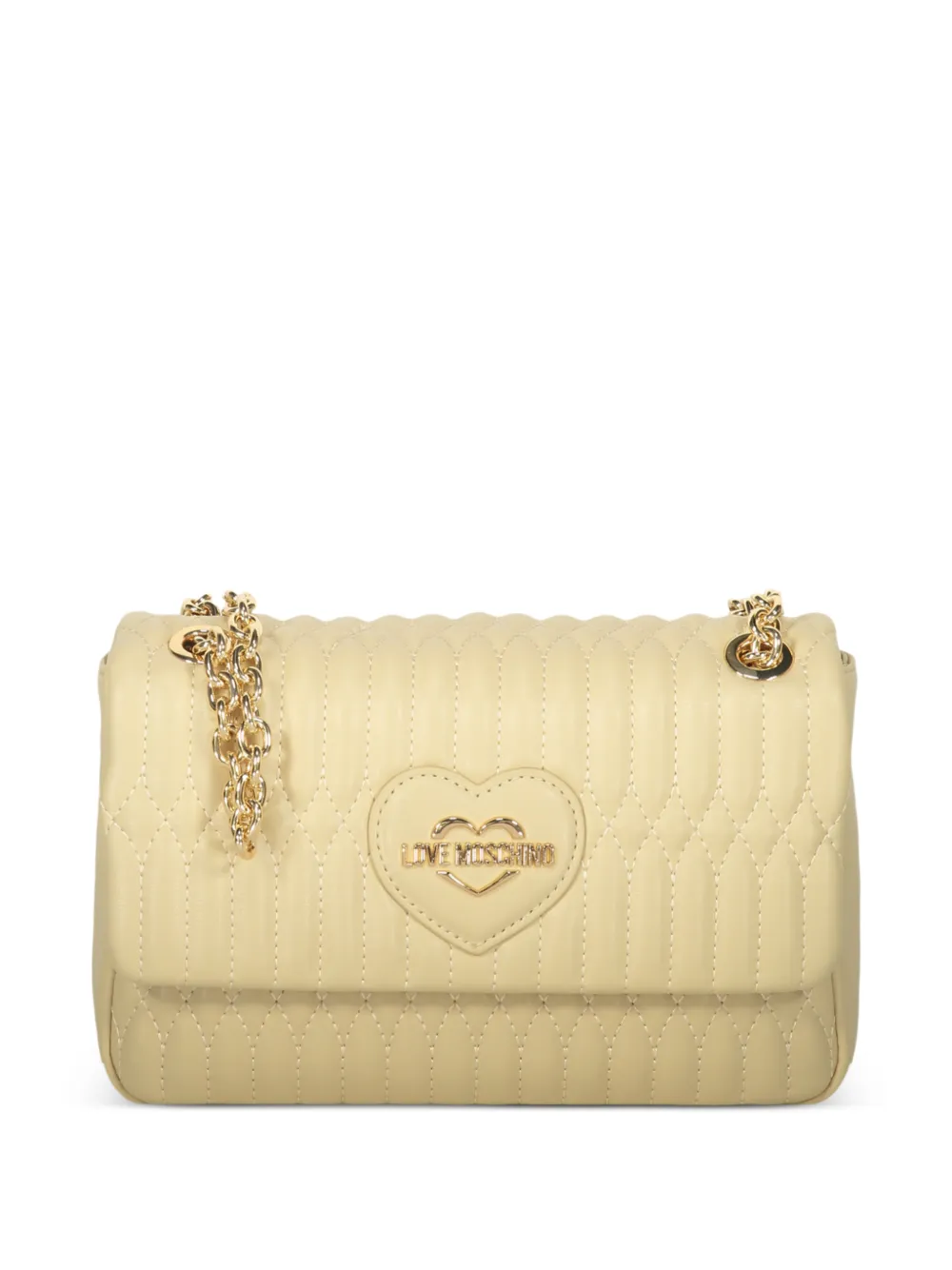 Love Moschino Gewatteerde schoudertas Beige