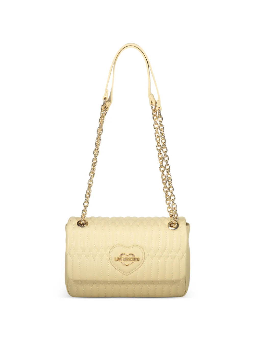 Love Moschino quilted chain shoulder bag - Toni neutri