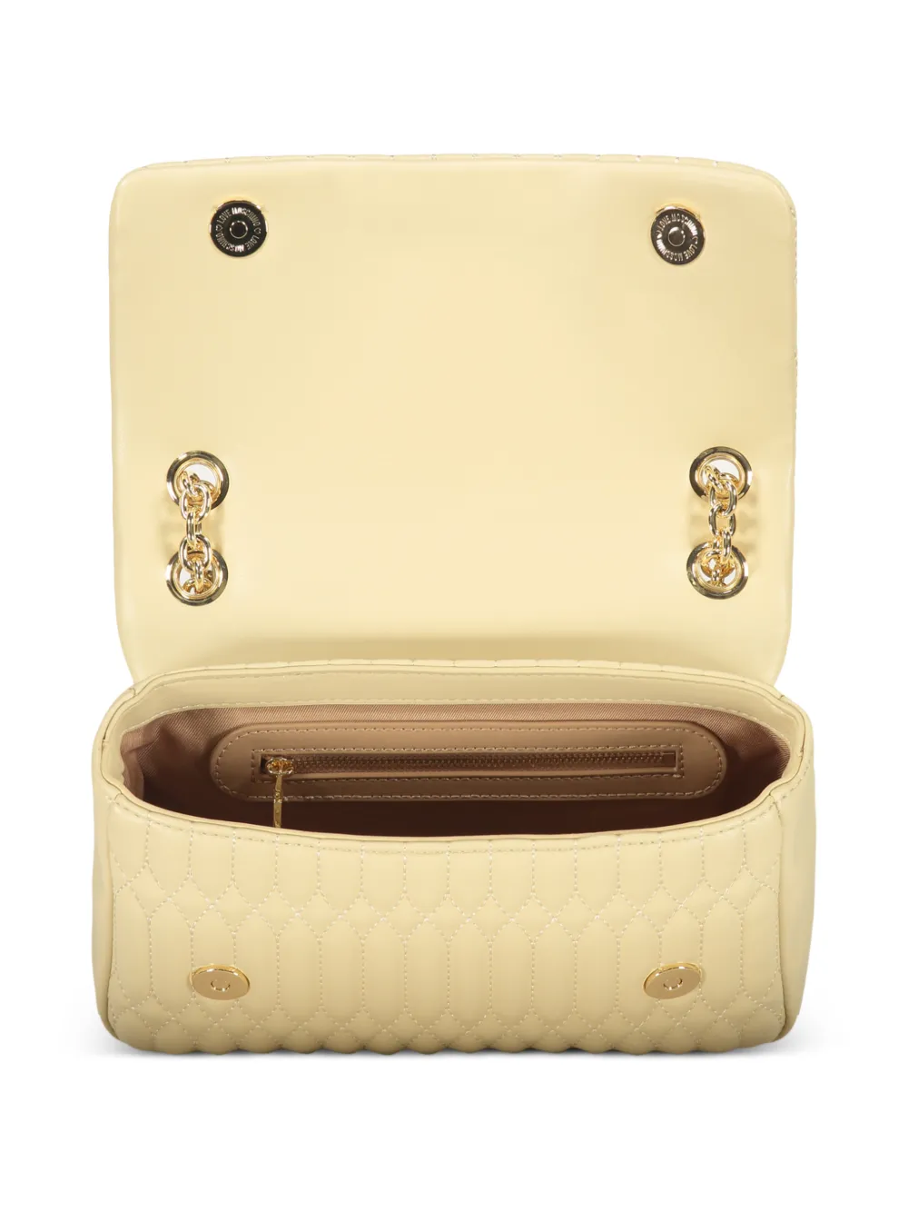 Love Moschino Gewatteerde schoudertas Beige