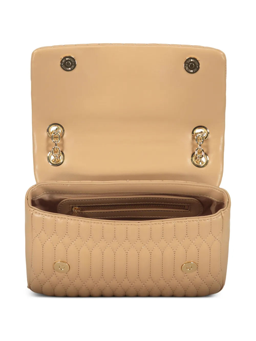 Love Moschino Gevoerde schoudertas Beige