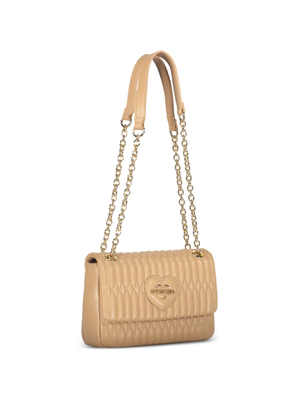 Love Moschino Gevoerde schoudertas Beige