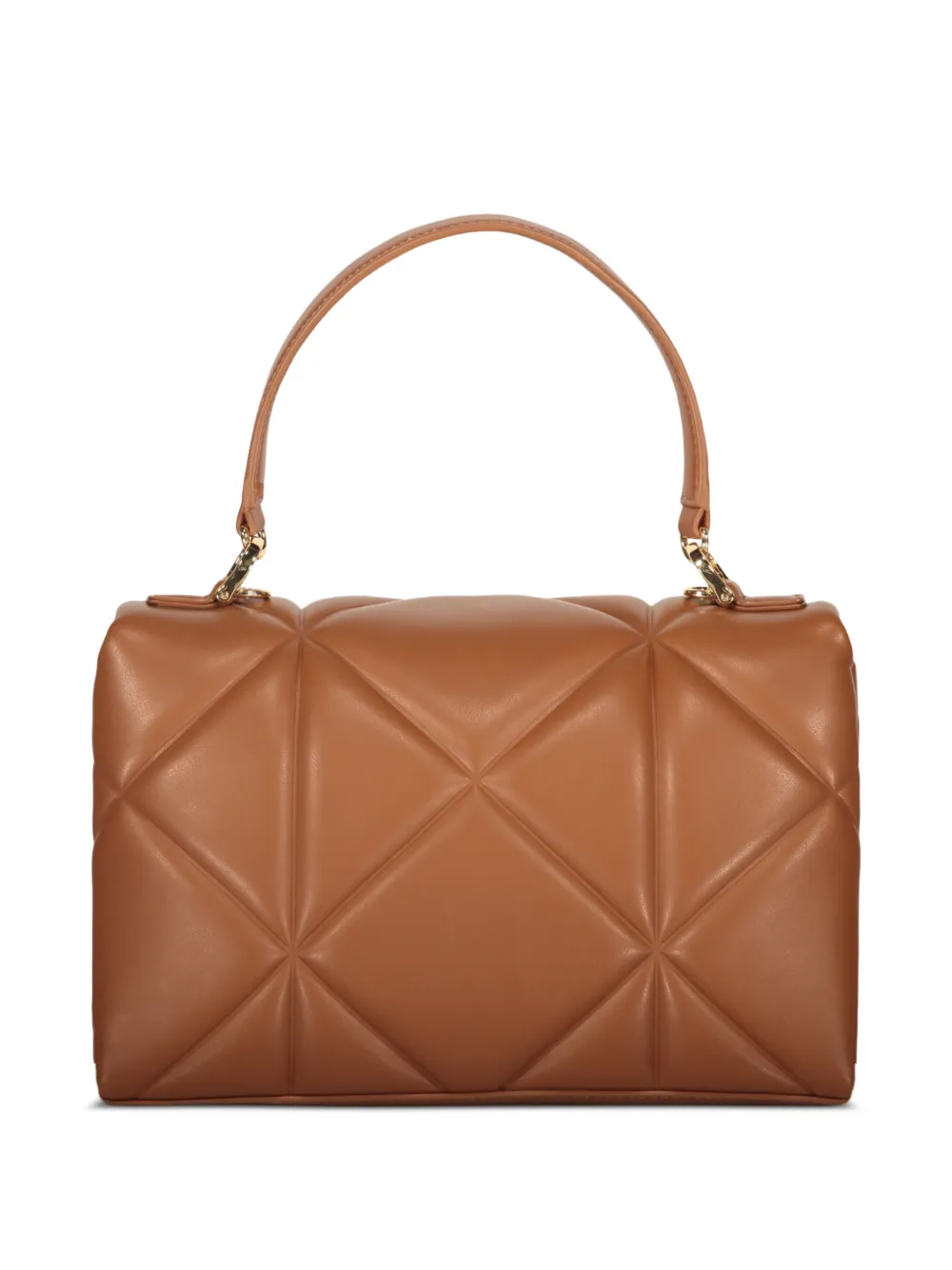 Love Moschino Gewatteerde shopper met logo Bruin