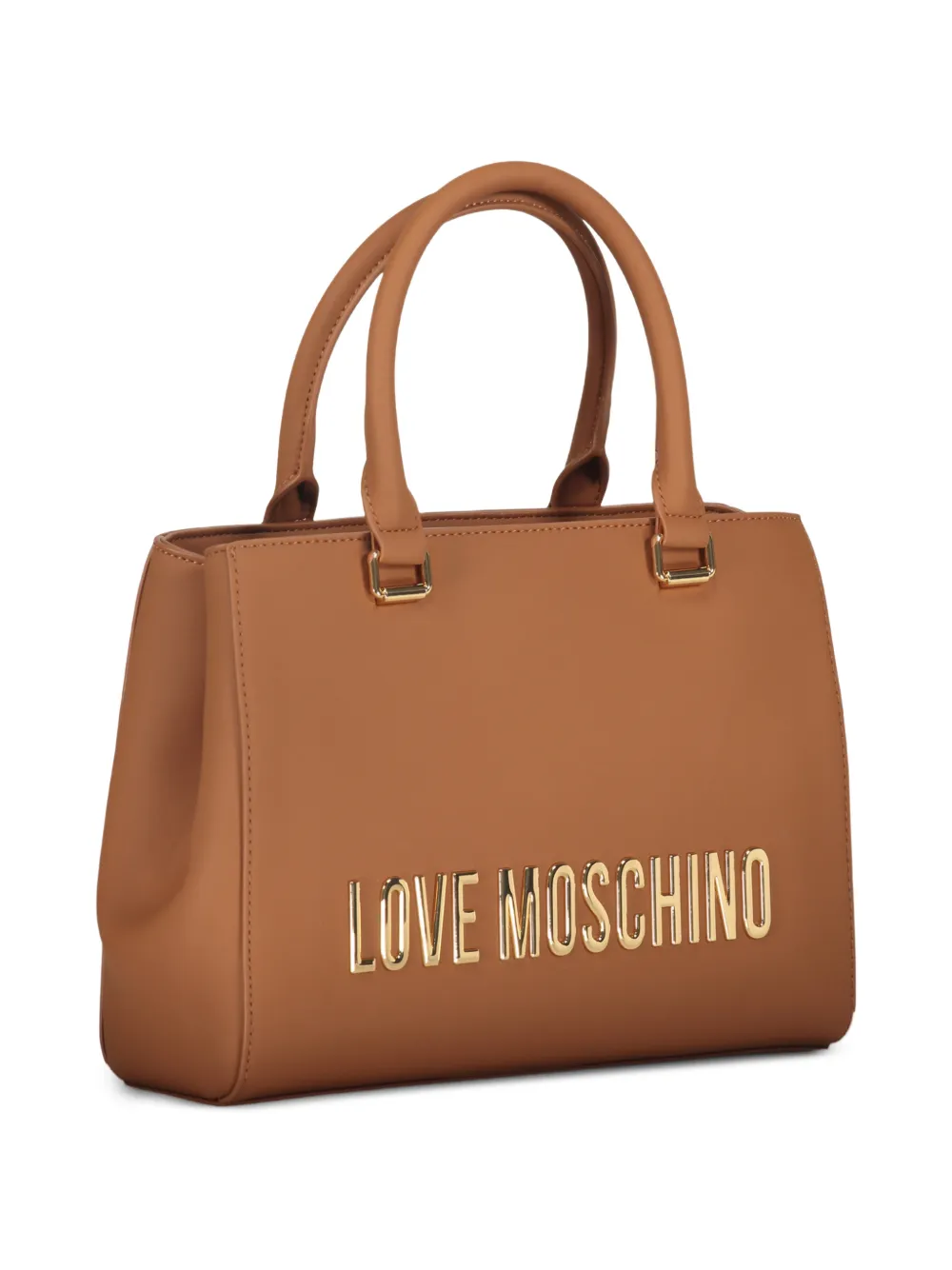 Love Moschino Shopper met logo Beige