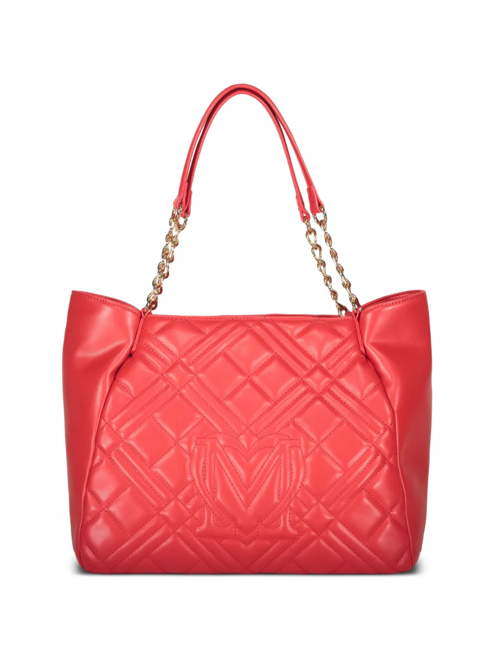 Love Moschino Gewatteerde shopper Rood