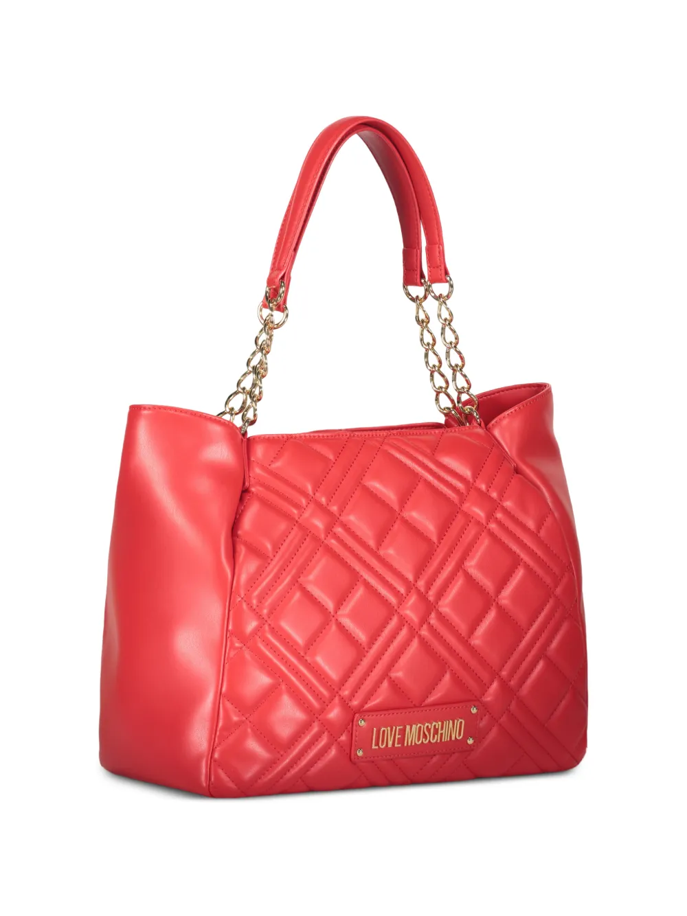 Love Moschino Gewatteerde shopper Rood