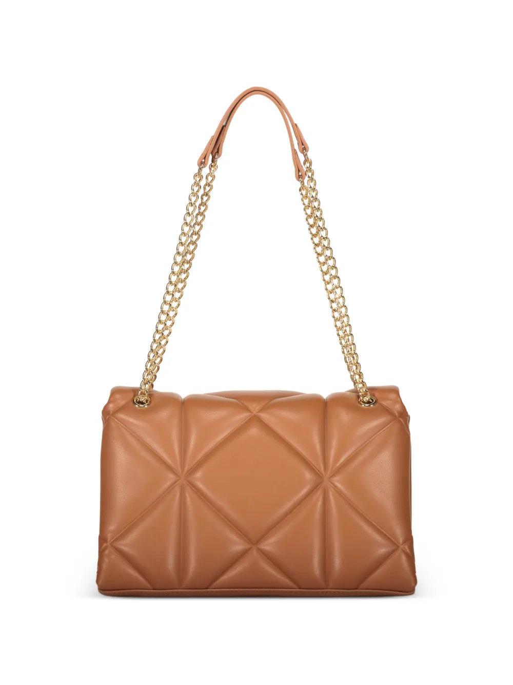 Love Moschino Gevoerde schoudertas met gesp Beige