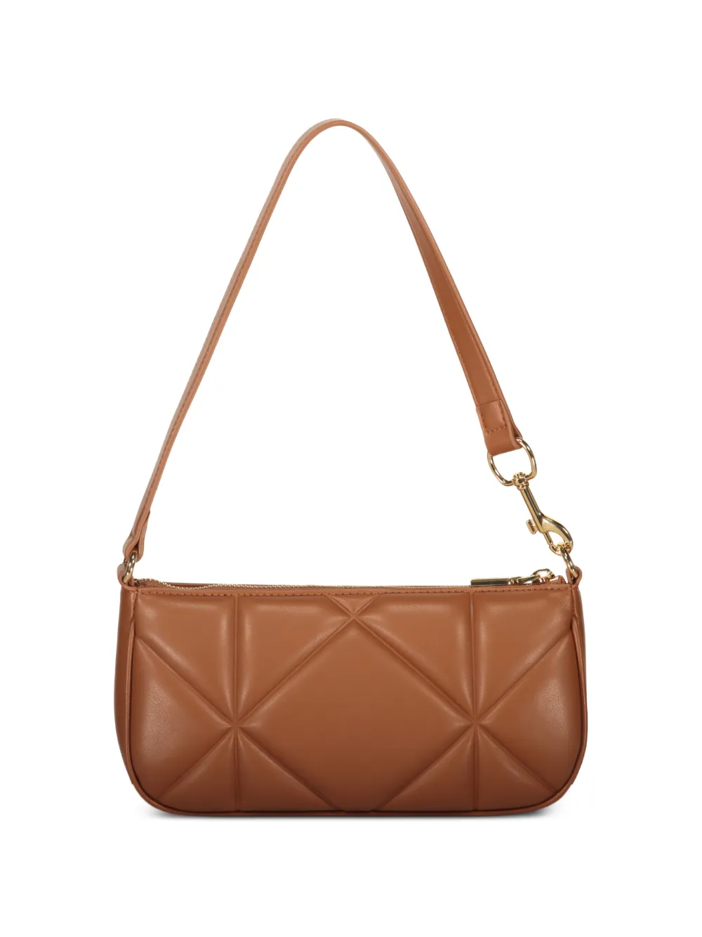 Love Moschino Schoudertas met metalen logo Beige