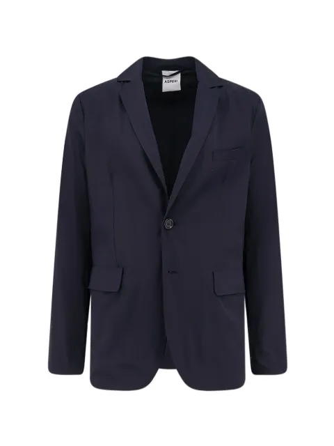 ASPESI flap-pocket two-button blazer