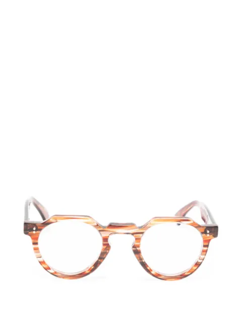 Lesca Crown XL geometric-frame glasses