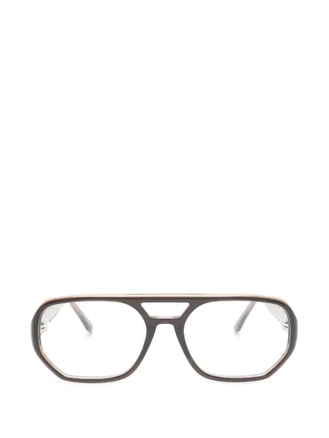Lesca Fefe double-bridge glasses