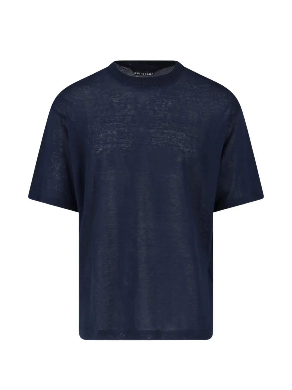 White Sand linen T-shirt - Blau
