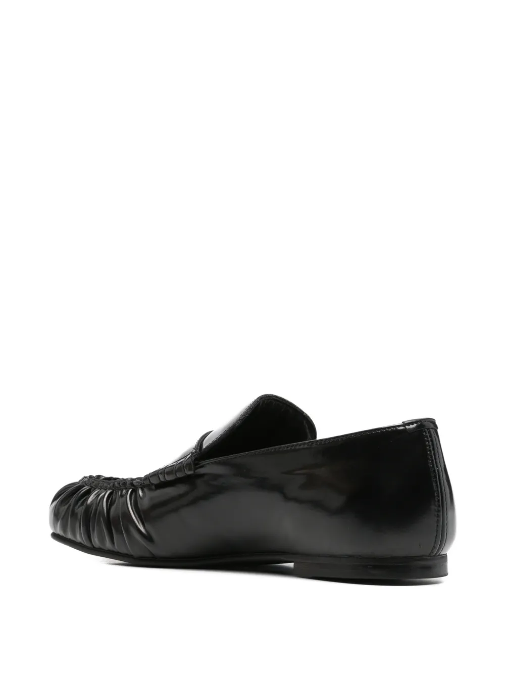 ALOHAS Aven leather loafers Zwart