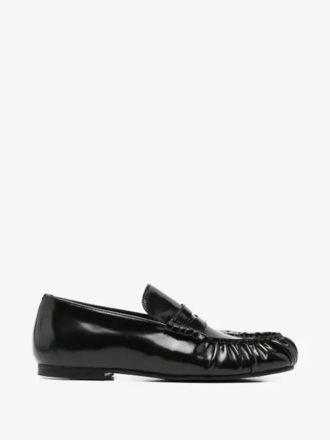ALOHAS Aven ruched penny loafers