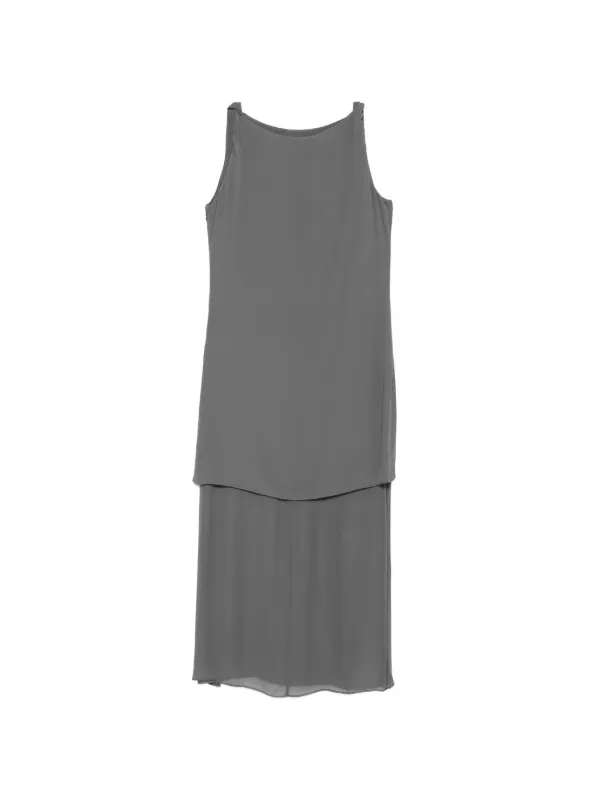 grey layered dress Samsøe Samsøe Samika 15932 Gunmetal M warm-weather-segment