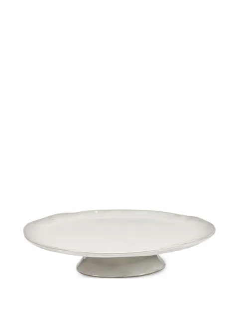 Serax La Mère irregular-rim pedestal plate