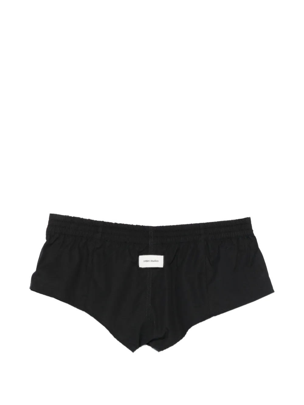ENTIRE STUDIOS Shorts met elastische band Zwart