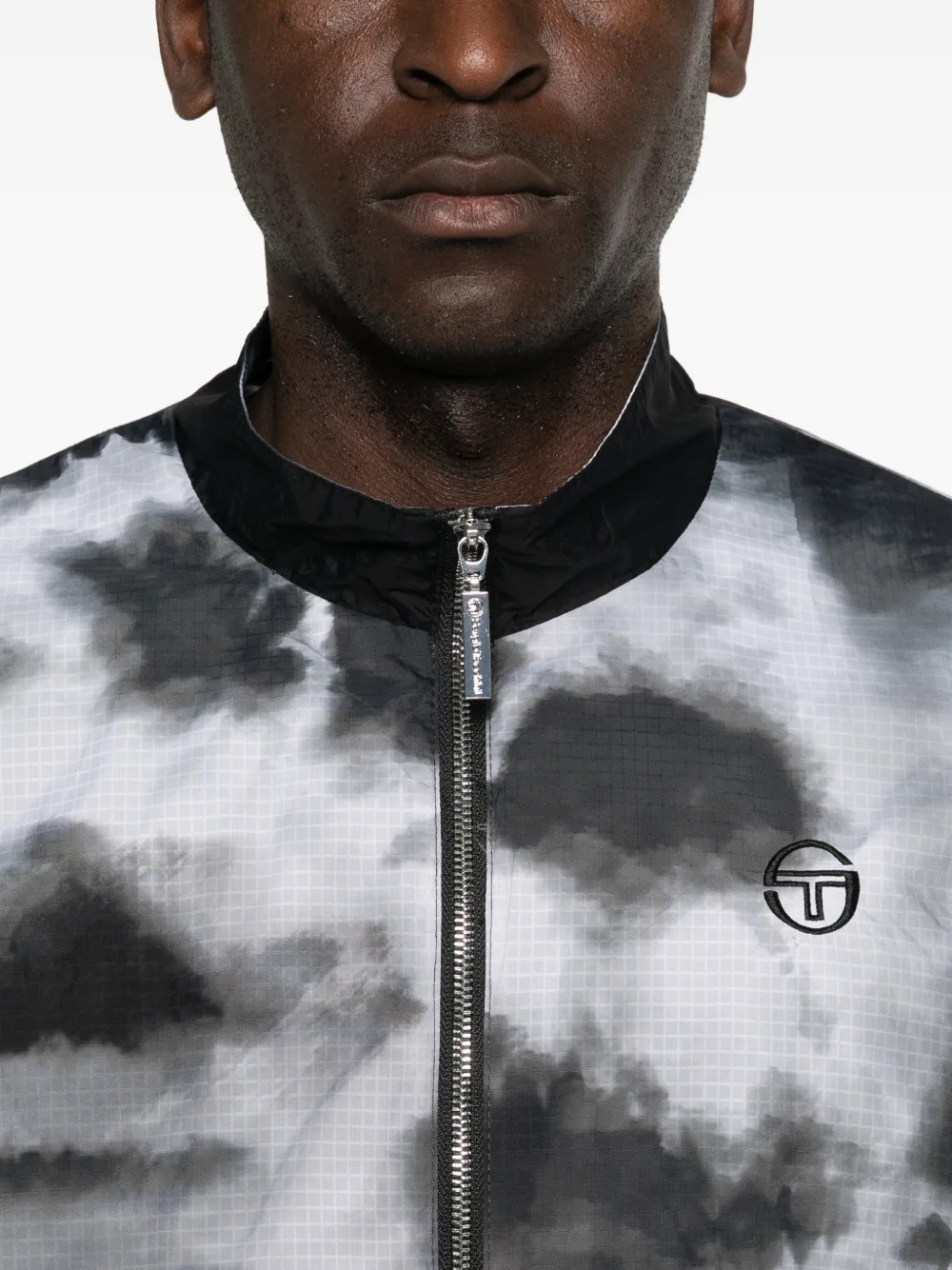 Sergio Tacchini Trainingspak met patroon Zwart