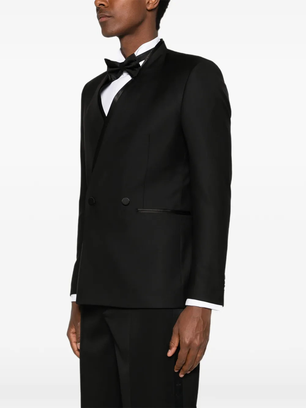 Tagliatore Blazer met dubbele rij knopen Zwart
