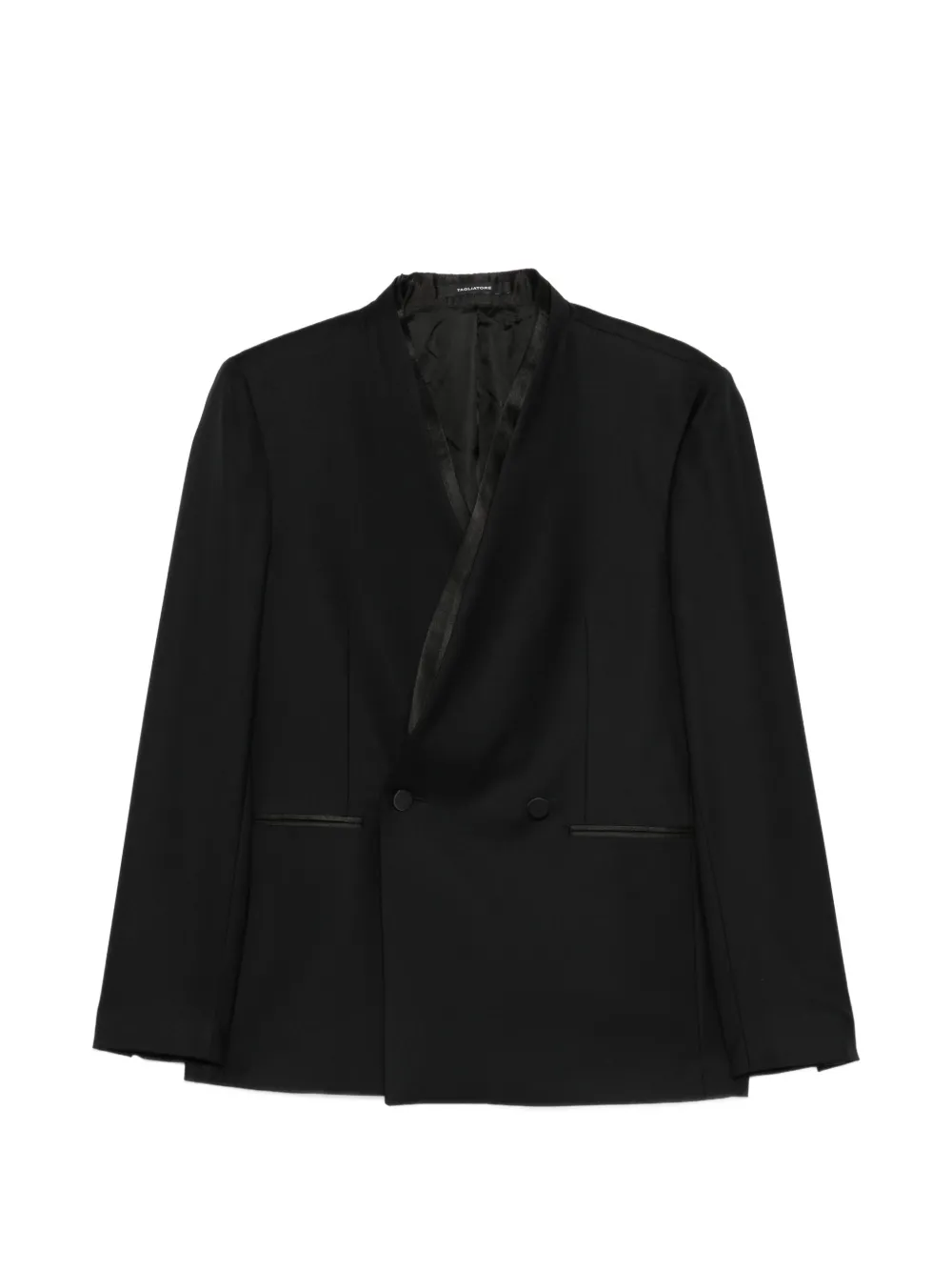 Tagliatore double-breasted blazer - Black