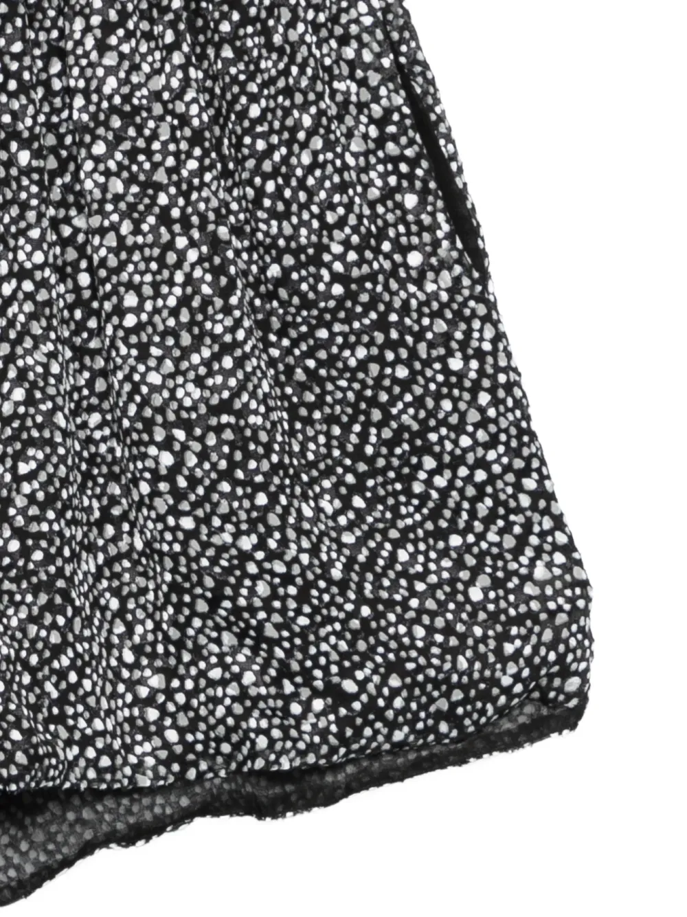 SAPIO Shorts met spikkels Zwart