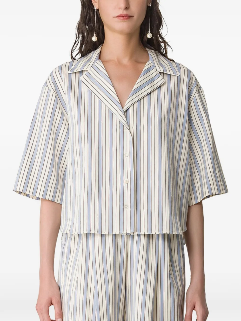 Forte Forte Striped Shirt - Neutrals 