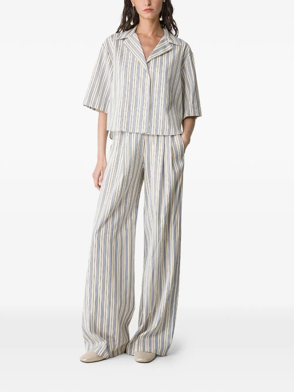  Forte Forte Striped Shirt - Neutrals 