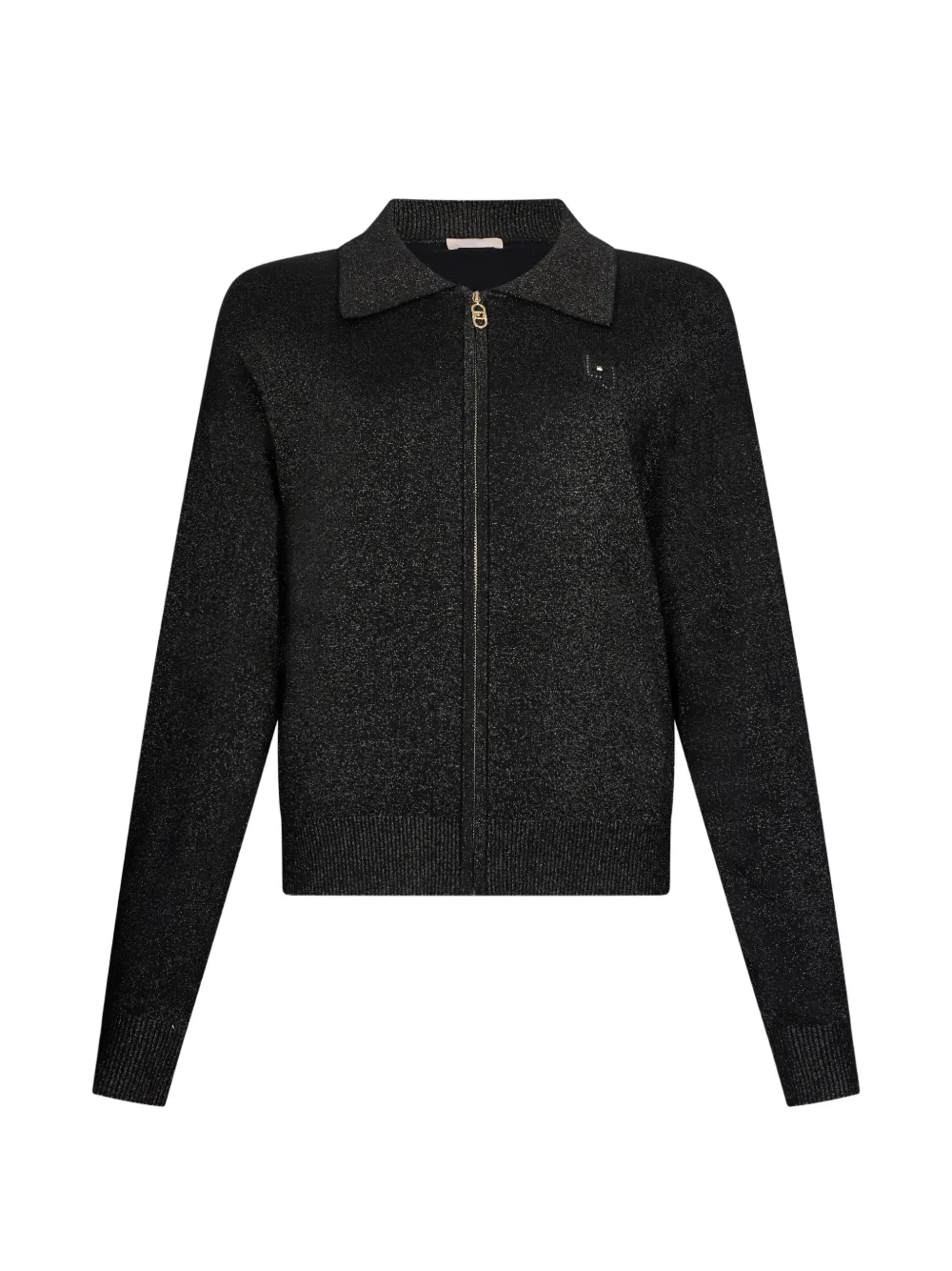 LIU JO Lurex sweater - Nero
