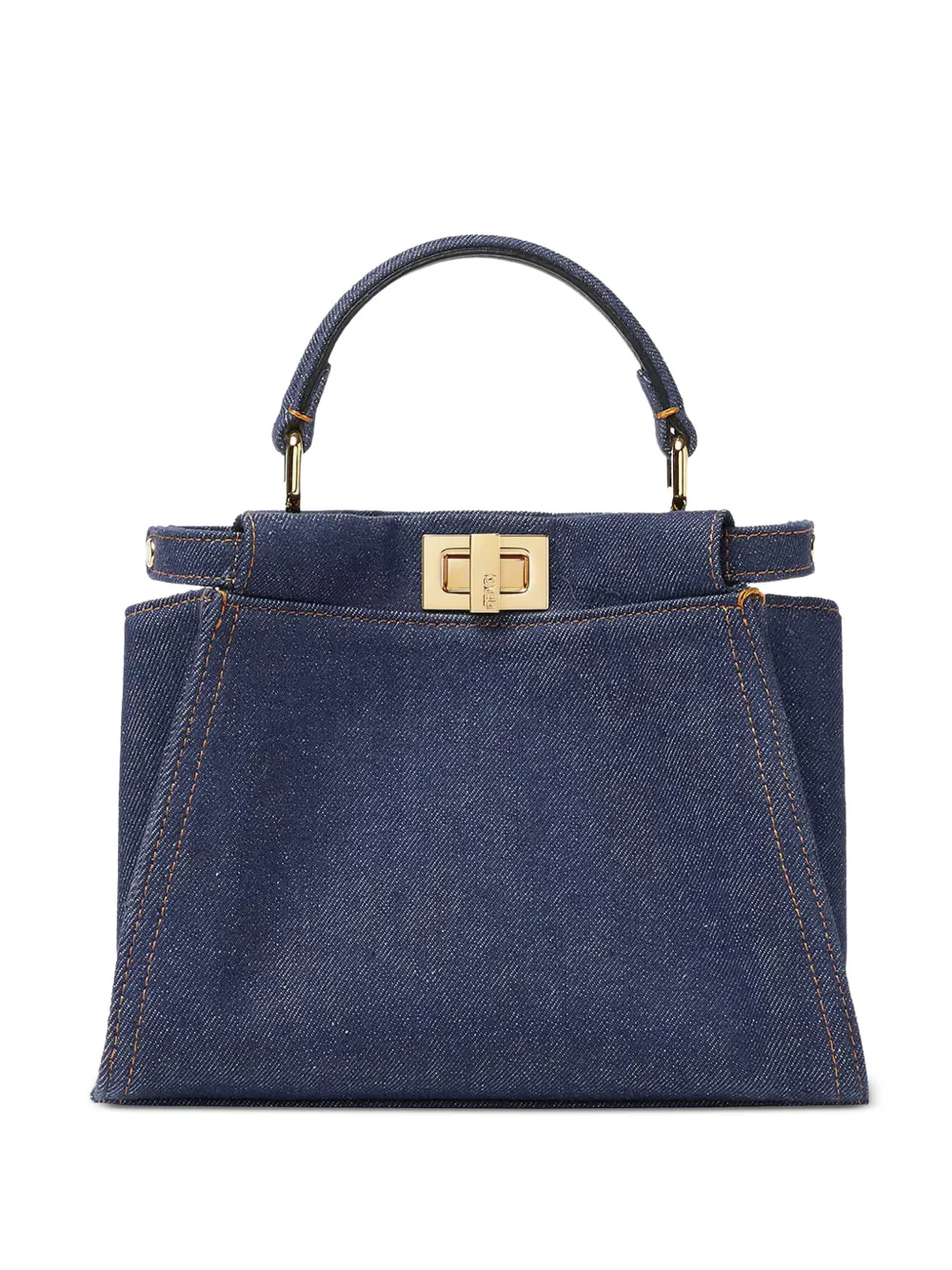FENDI small Peekaboo top-handle tote bag - Blu