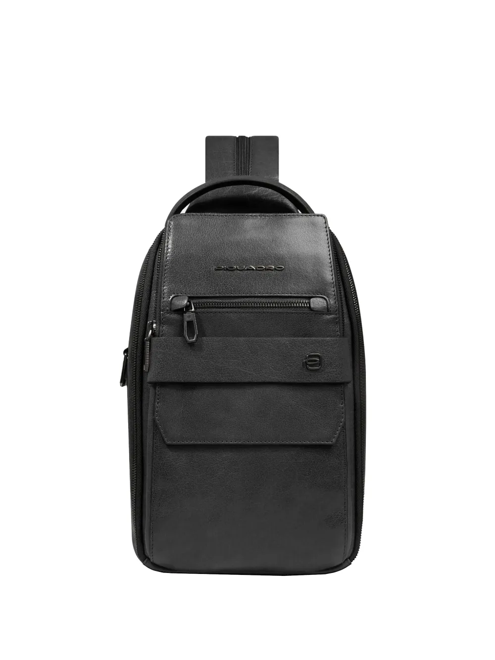 PIQUADRO zip-fastening backpack - Nero