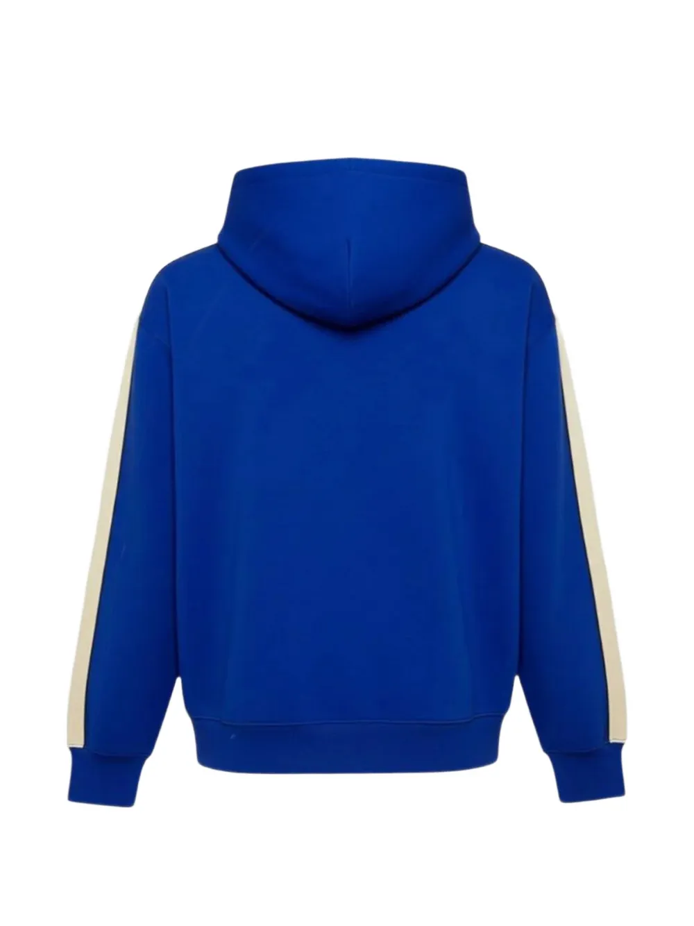 Palm Angels Kids stripe-detail zip-up hoodie Blauw