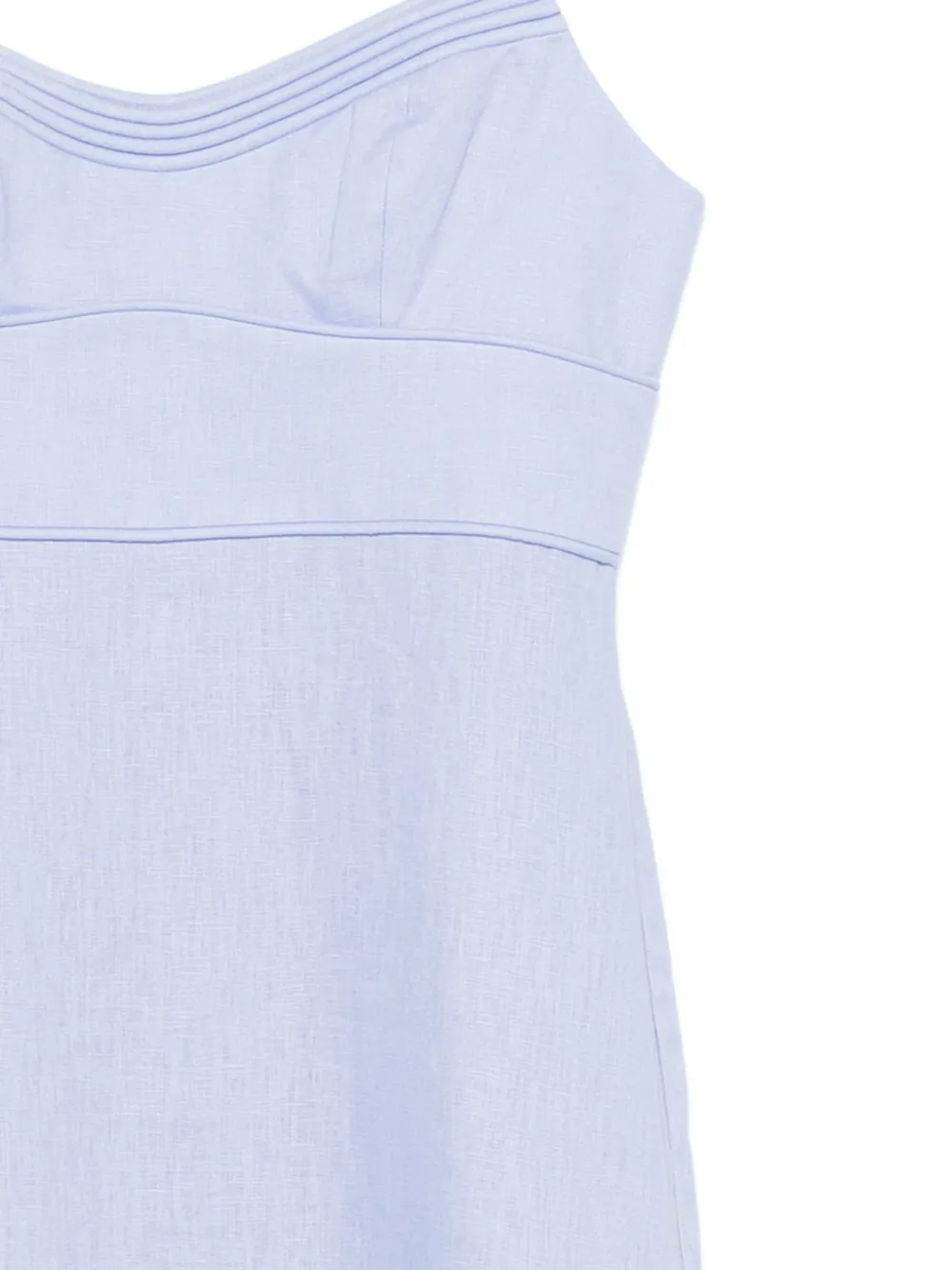 ZIMMERMANN Linnen midi-jurk Blauw