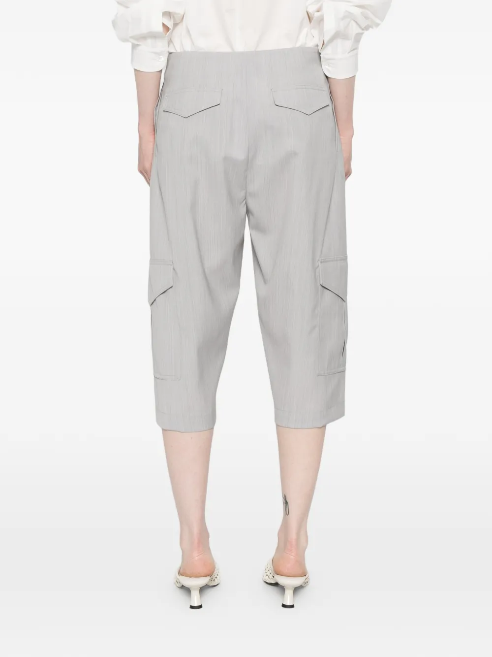 IRO Junny geplooide shorts Grijs