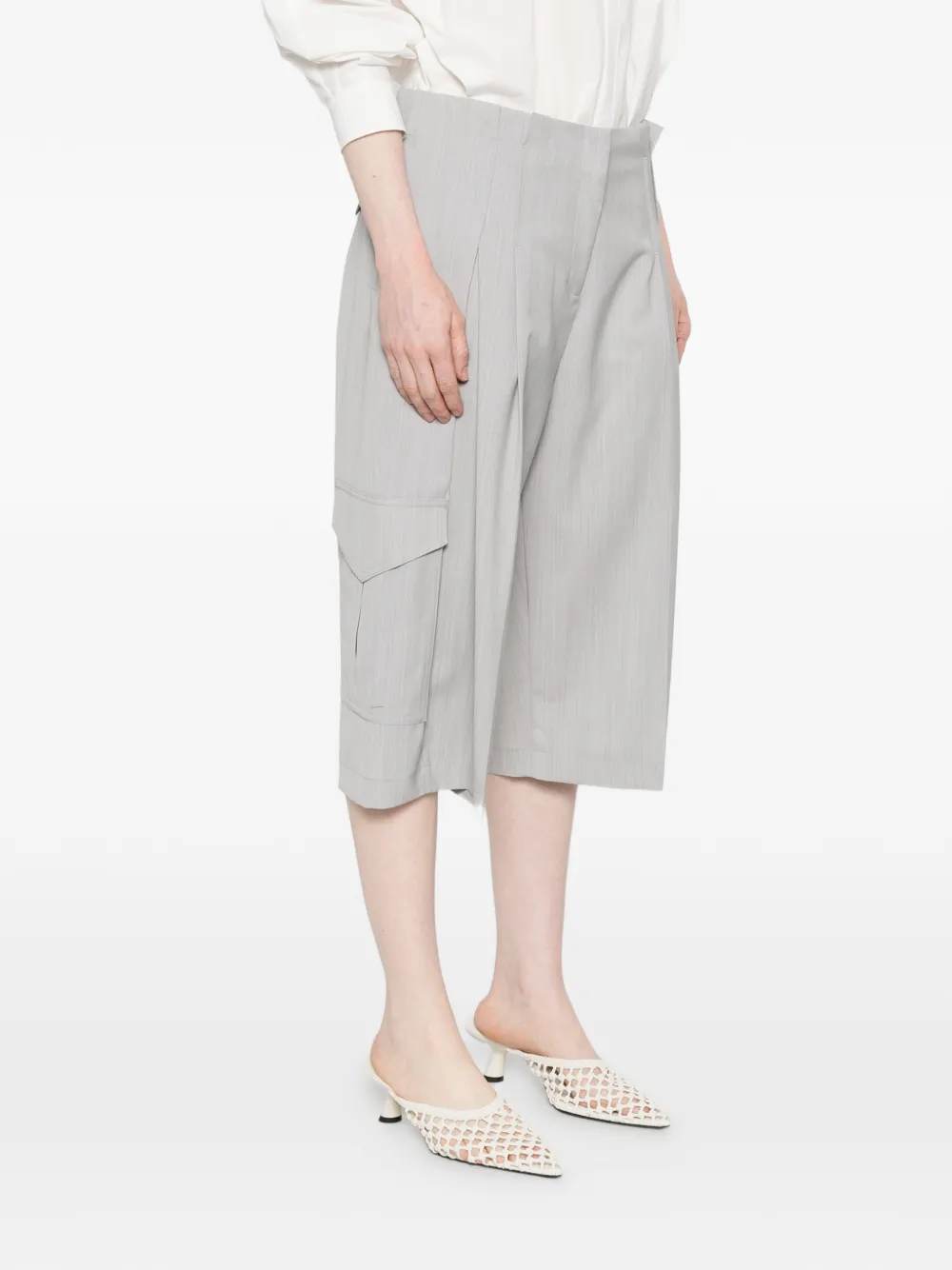 IRO Junny geplooide shorts Grijs