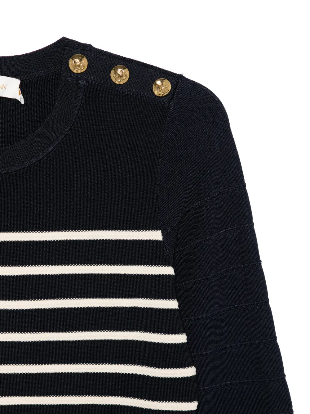  Zimmermann Top Luna A Rayas - Azul 