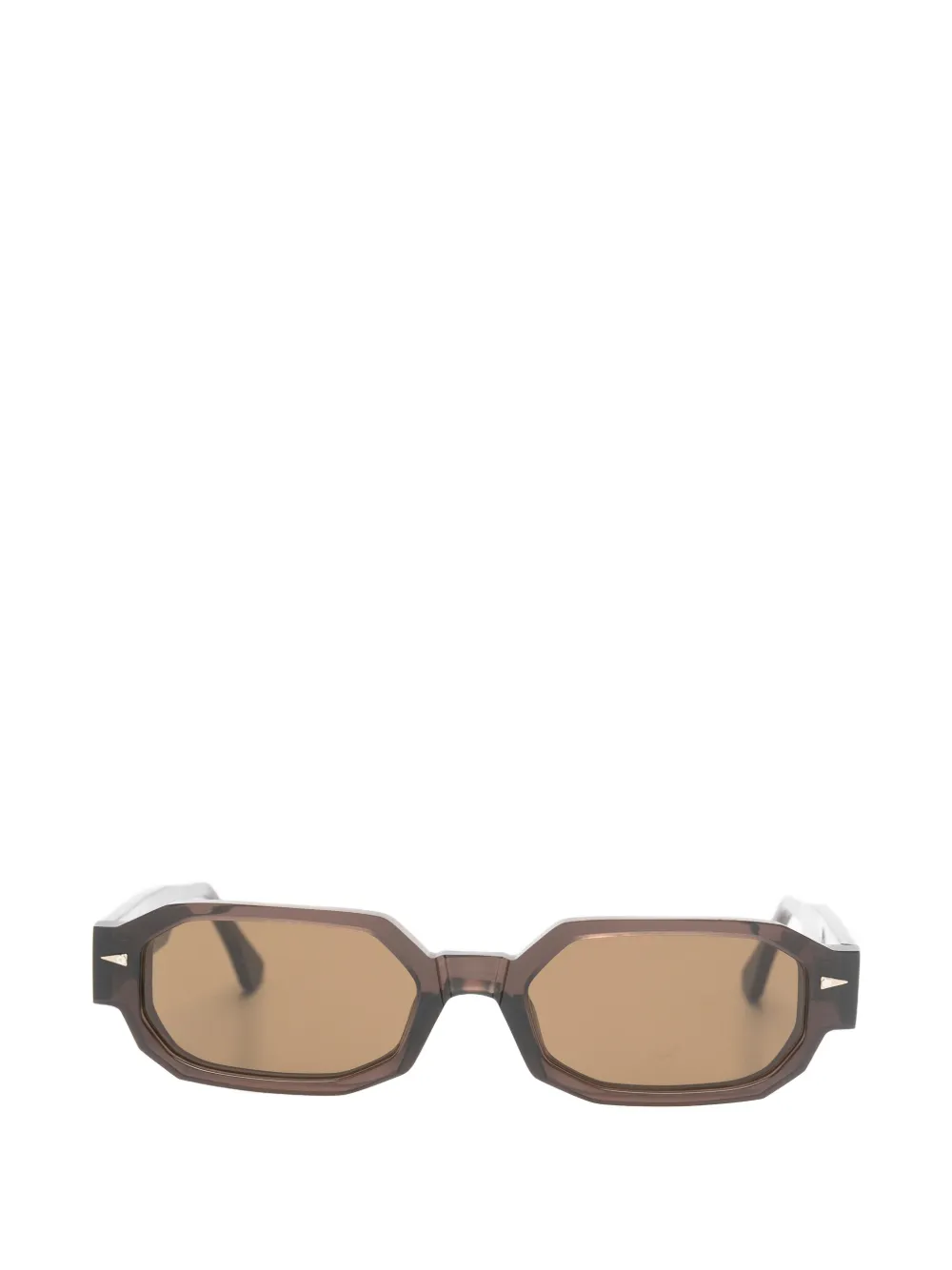 Ahlem Jules geometic-frame sunglasses - Marrone