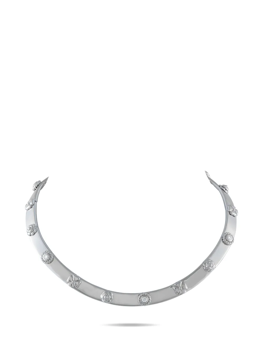 CHANEL Pre-Owned Three symbols necklace - Argento