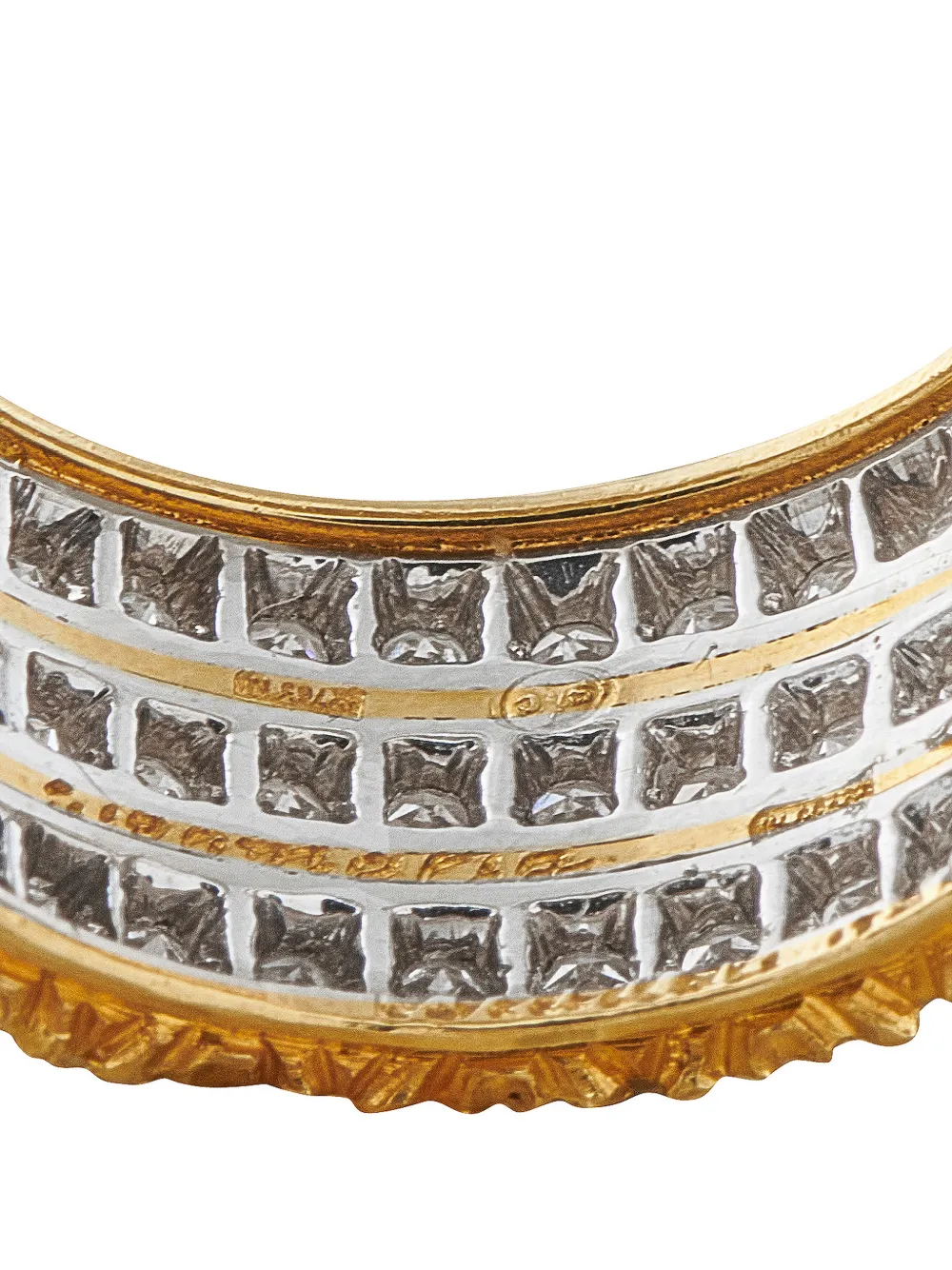  Buccellati Diamond Yellow Gold Ring 