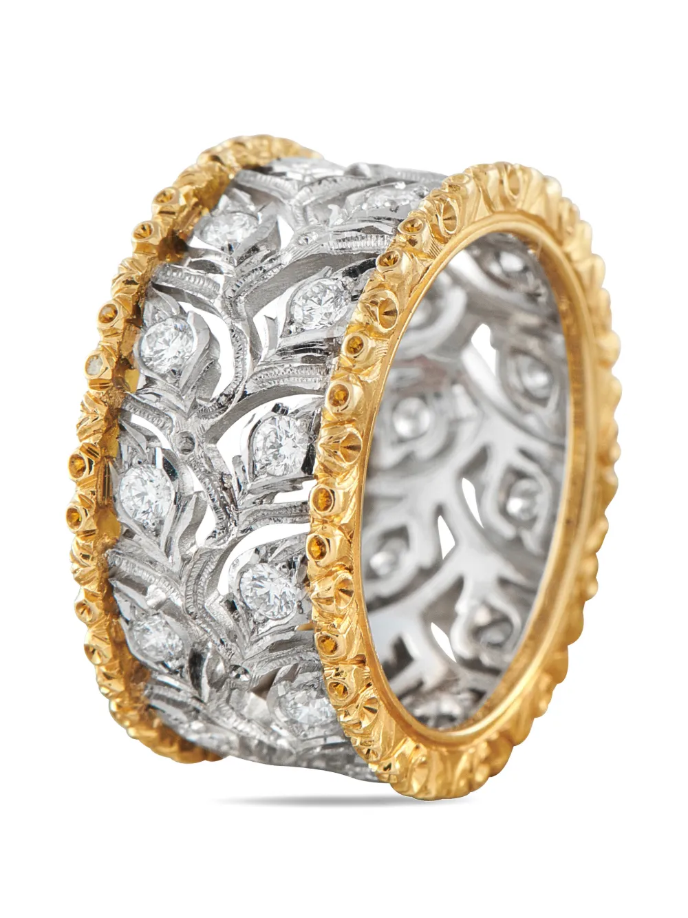 Buccellati diamond band ring - Argento
