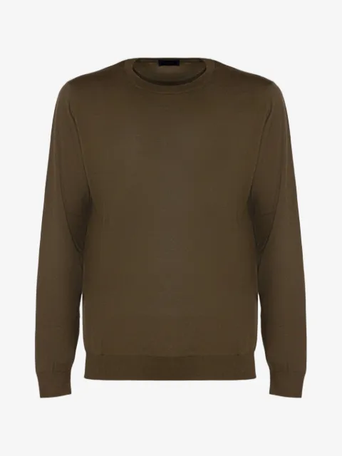 Drumohr ribbed crew-neck sweatshirt