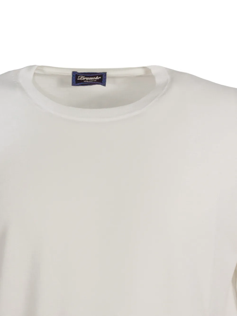 Drumohr Katoenen gebreide truimet lange mouwen Beige