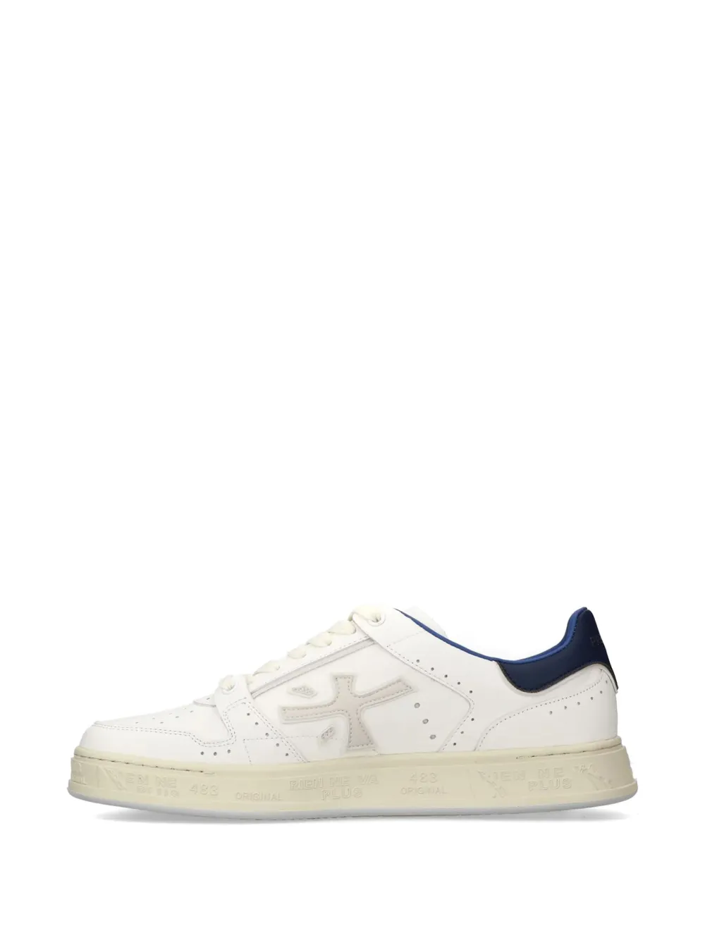 Premiata Quinn logo-appliqué sneakers Wit