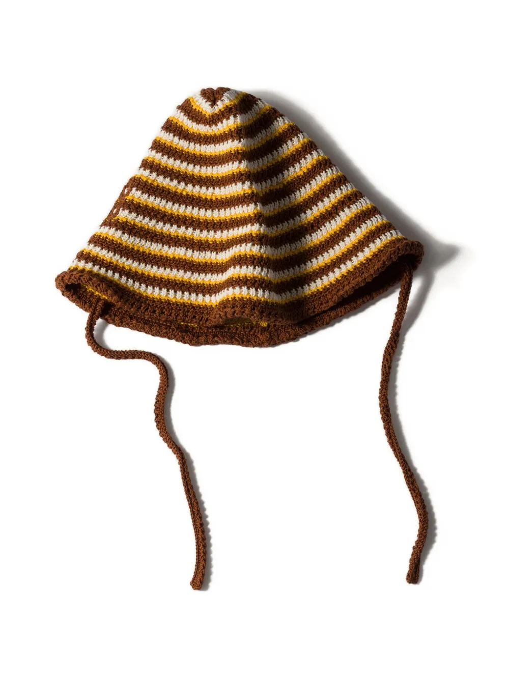 Miu Miu knitted cotton hat - Braun