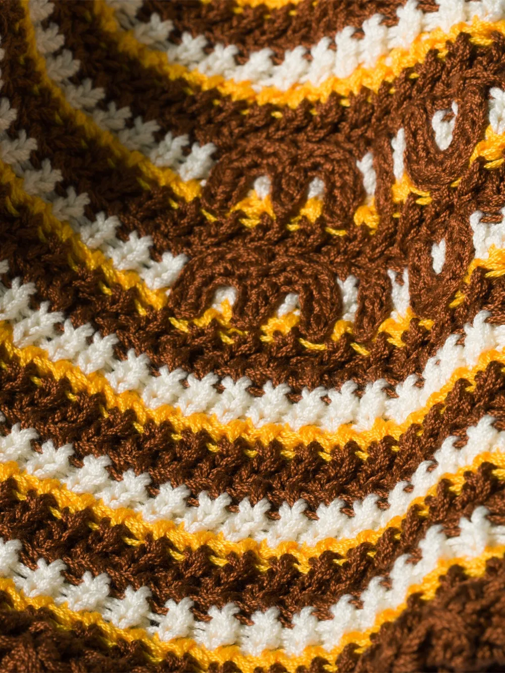 Miu Miu Knitted Cotton Hat | Brown | FARFETCH GE display picture 1